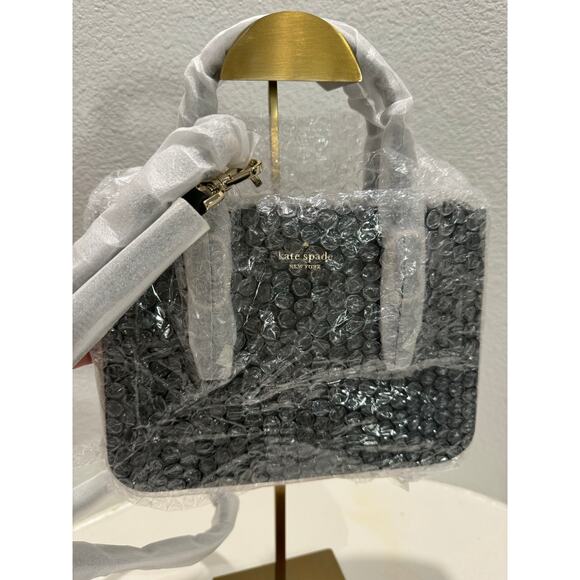 KATE SPADE NWT $349 Connie Small Triple Gusset Satchel Green - Picture 3 of 5